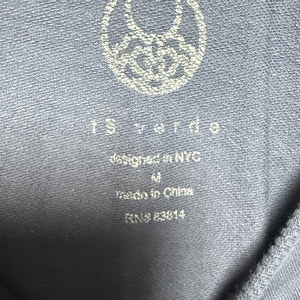Women’s Te Verde Long Sleeve Blue Top Medium - Picture 4 of 6
